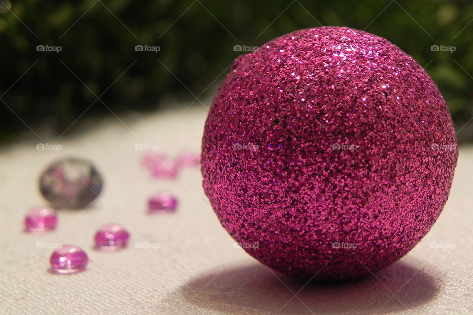 Pink glitter