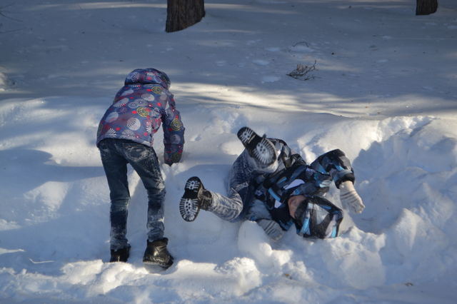 Winter with friends