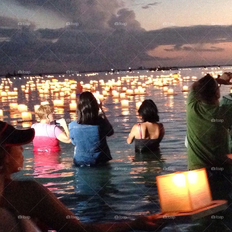 Lantern Floating Hawaii 2014