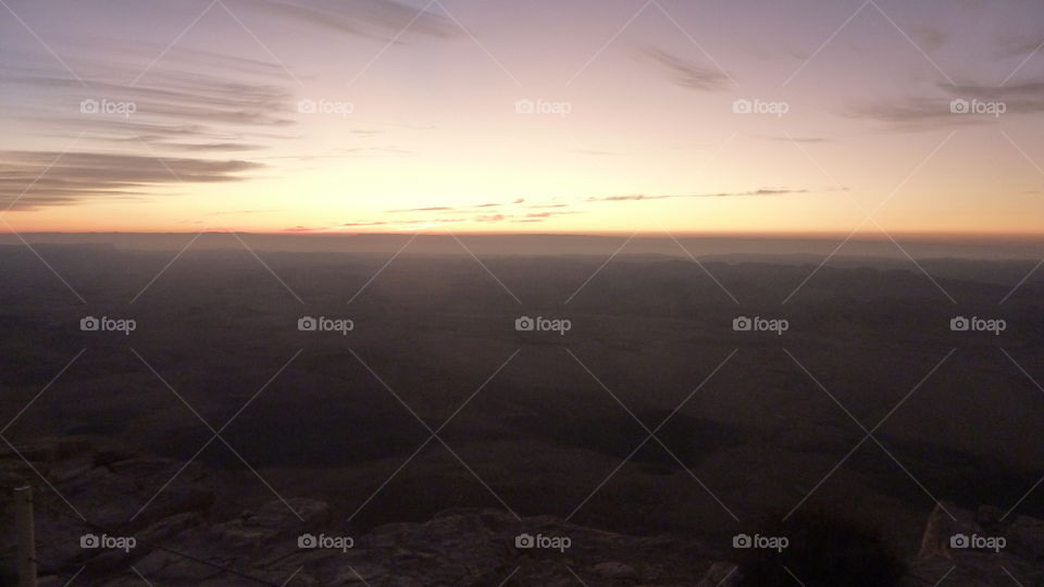 Meeting Sunrise In The Desert