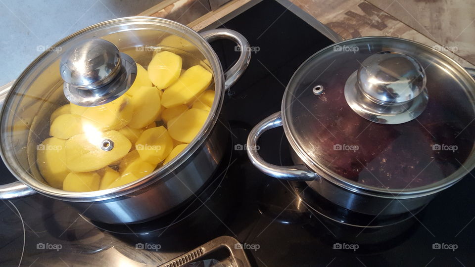 Kochen - Kartoffeln und Rotkohl 🌞