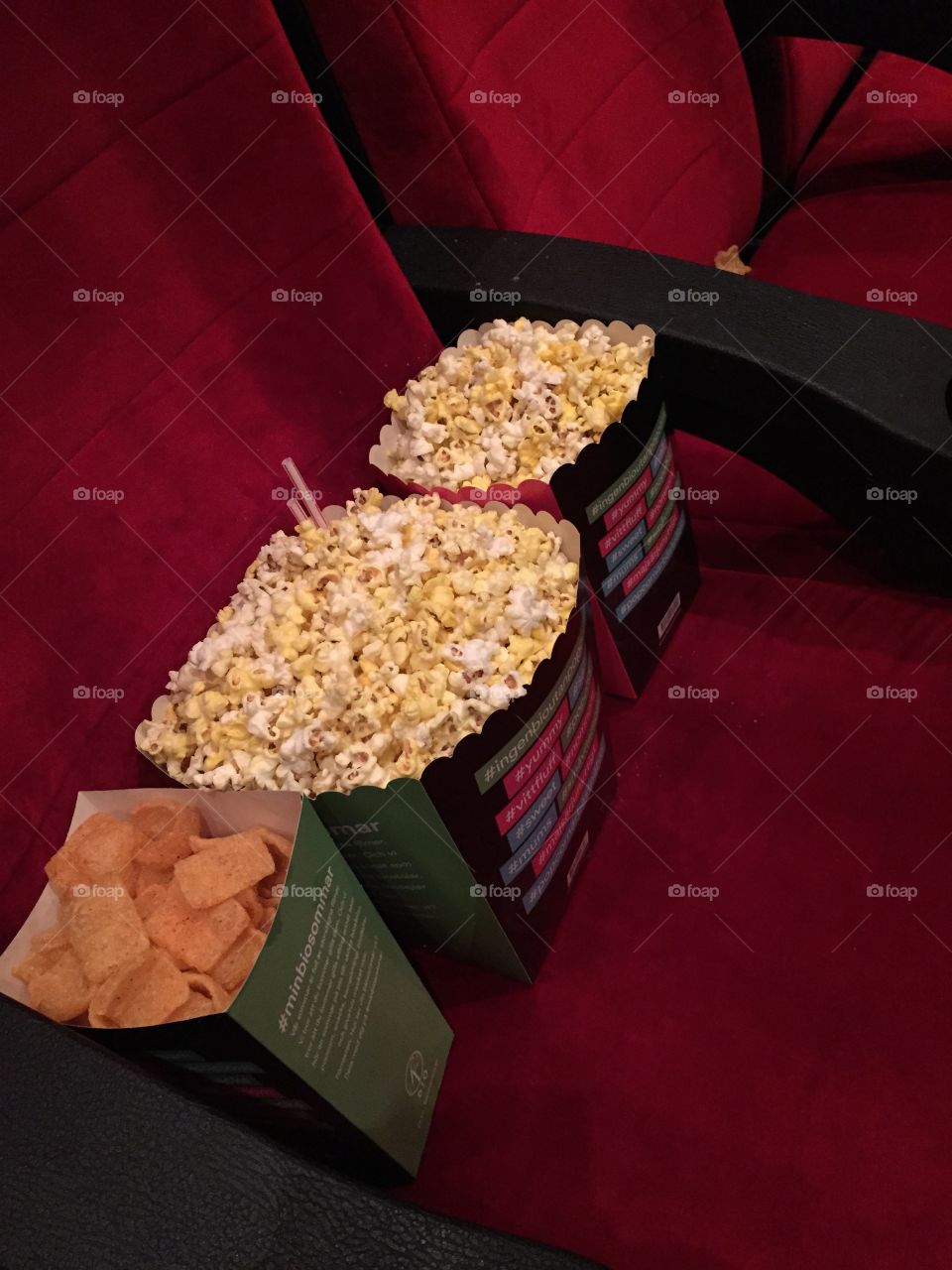 Popcorn st the cinema