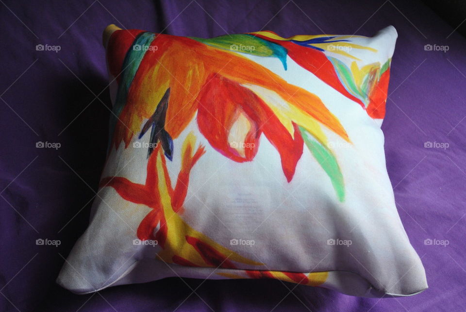 A beautiful art pillow