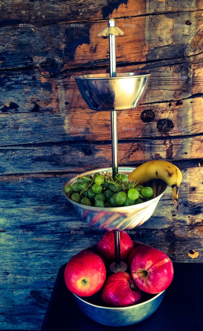 Fruit bowl. Recycled fruitbowl