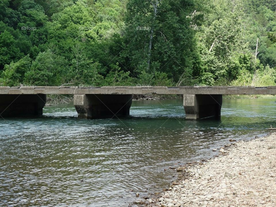 Bridge over water in Missouri 