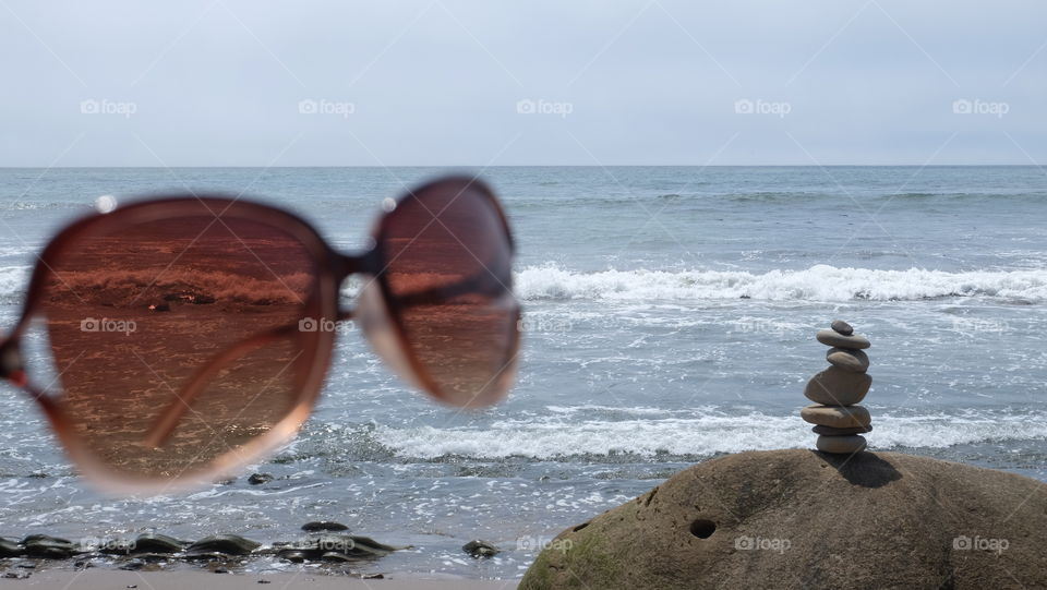 Beach in summer