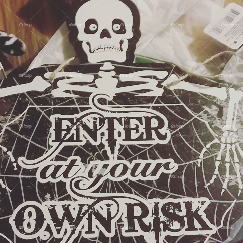 Skeleton Sign