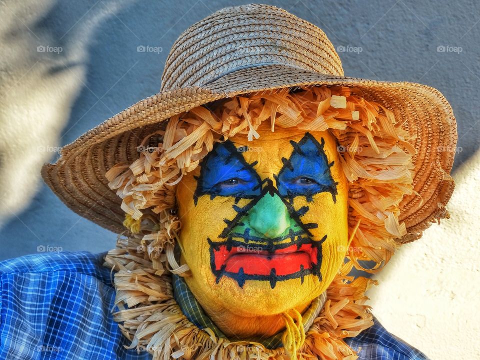 Yellow Scarecrow Clown