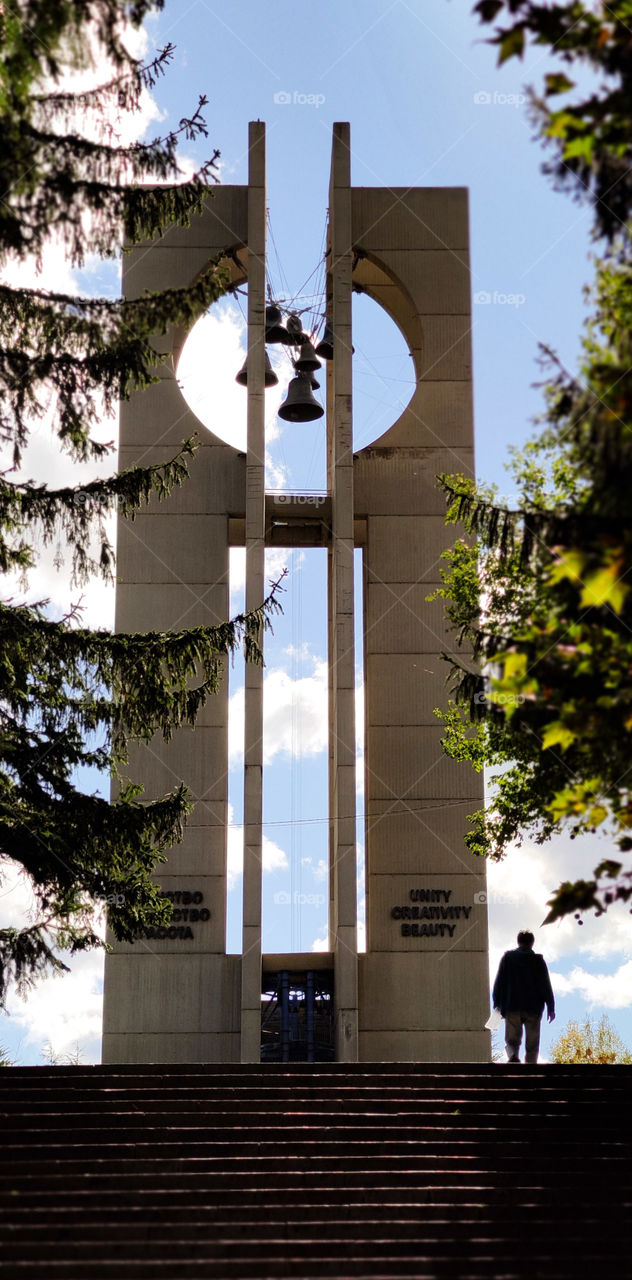 Unity concrete monument