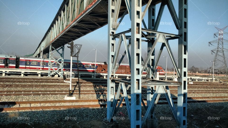 Bridge, Transportation System, No Person, Steel, Sky