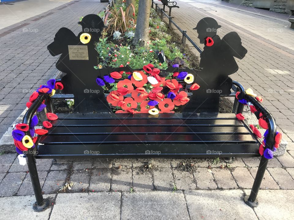 Remembrance bench