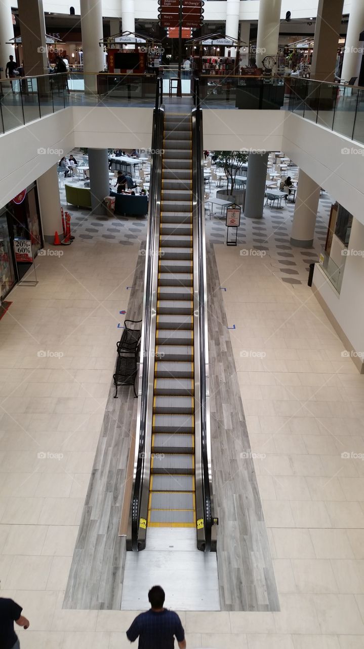 Symmetry everywhere - escalator