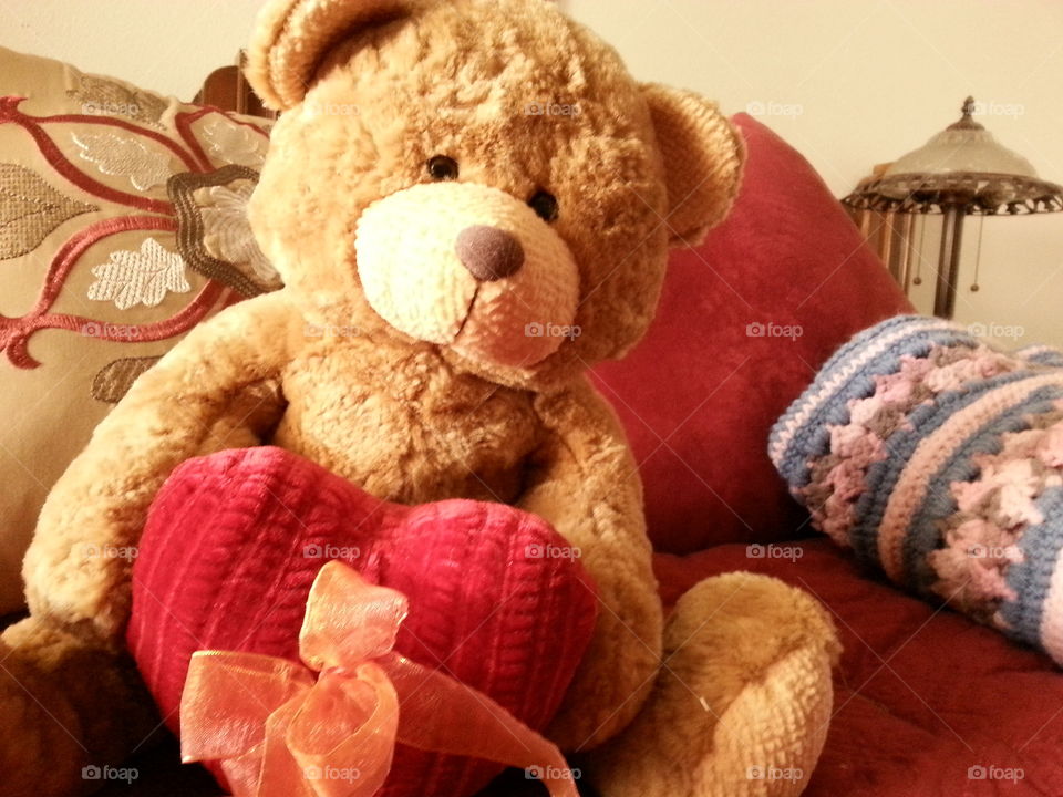 teddy bear. heart