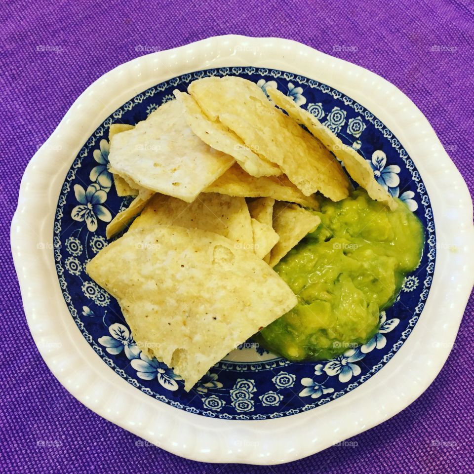 Chips and guacamole 