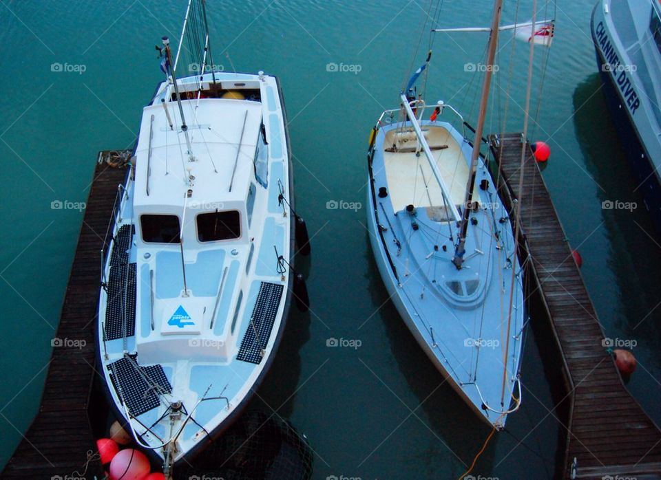 ocean boats water sea by Petalskull