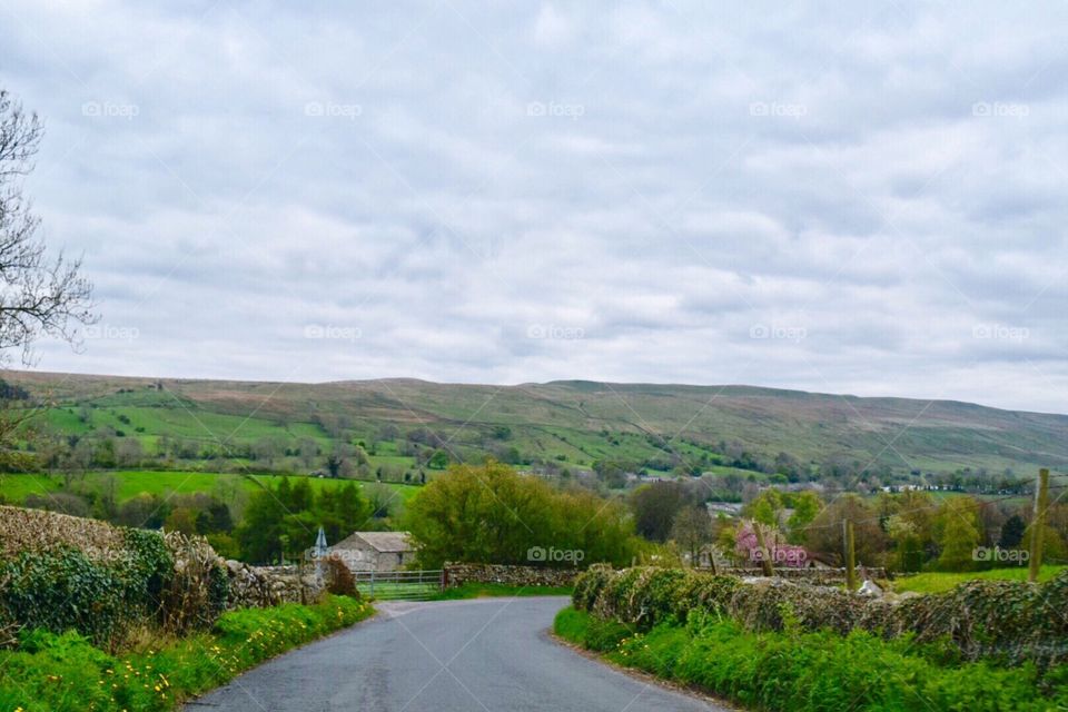 Yorkshire dales countryside 