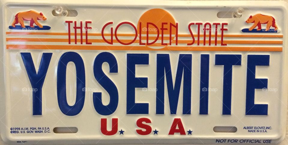 Yosemite sign