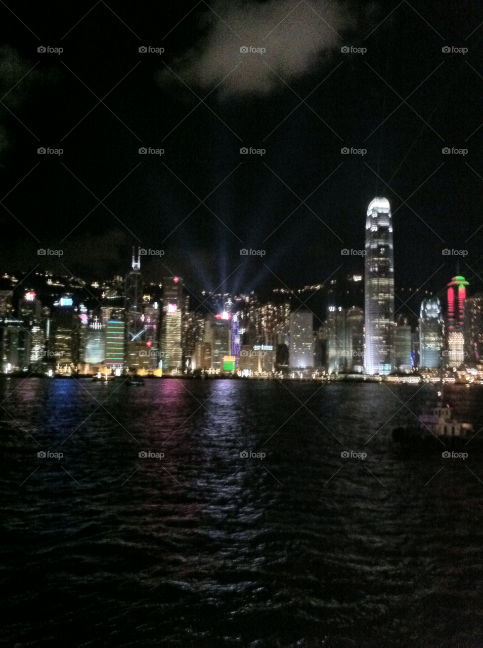Hong Kong night scene 
