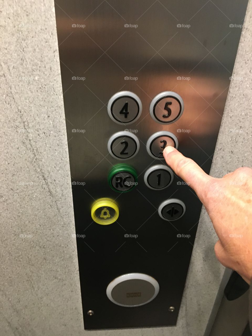 In elevator or lift
