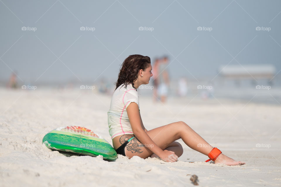 Beach, Sand, Travel, Summer, Woman