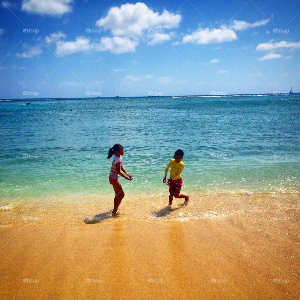 Having Fun at the Beach