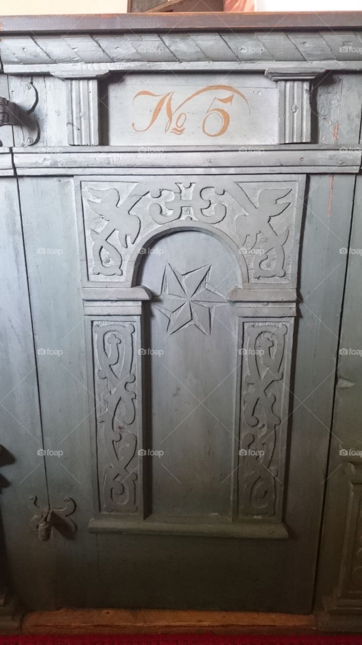 wooden decoration door