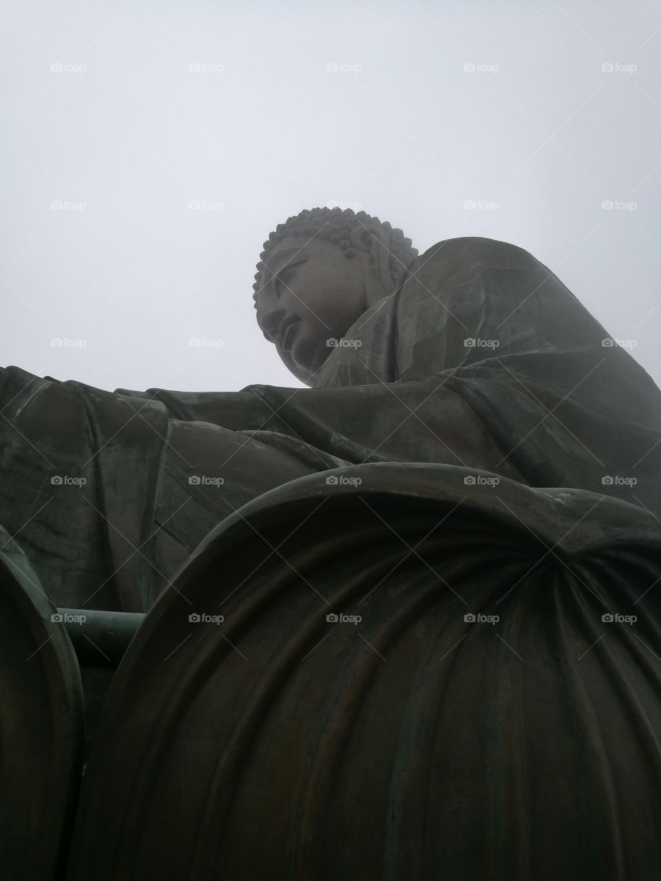 Lantau Island HK Big Buddha Side View