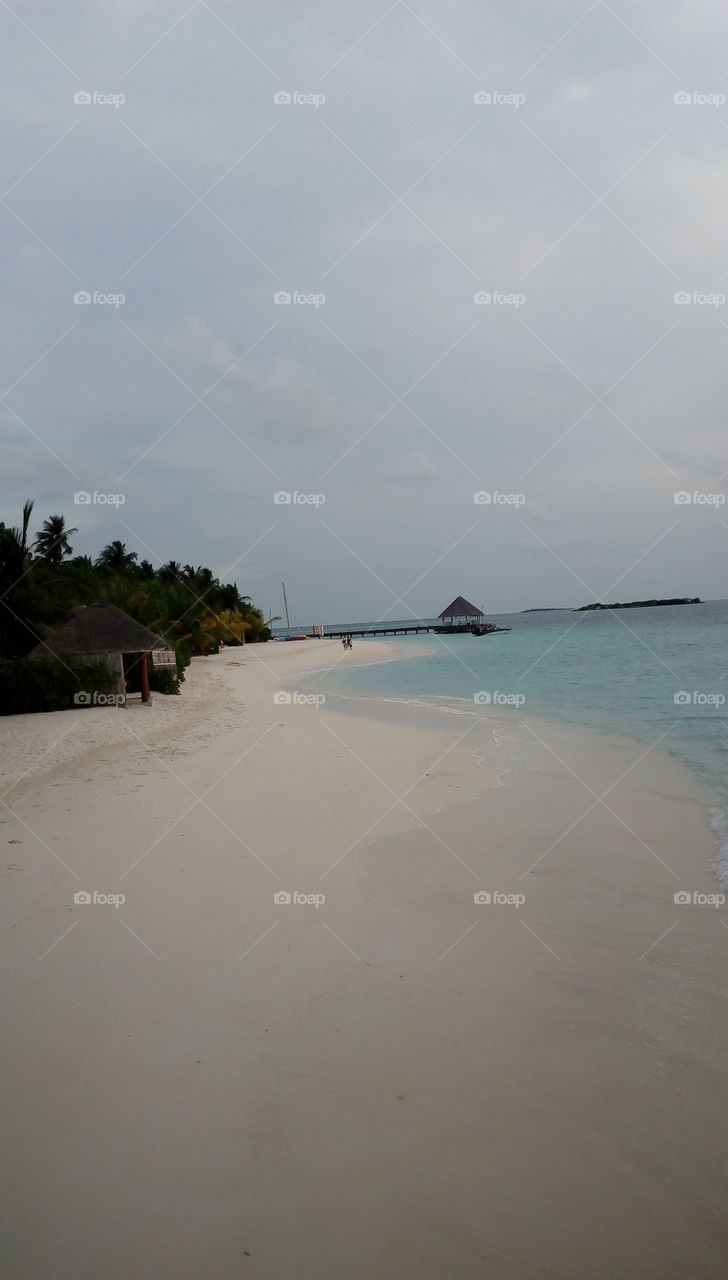 beach side Maldives