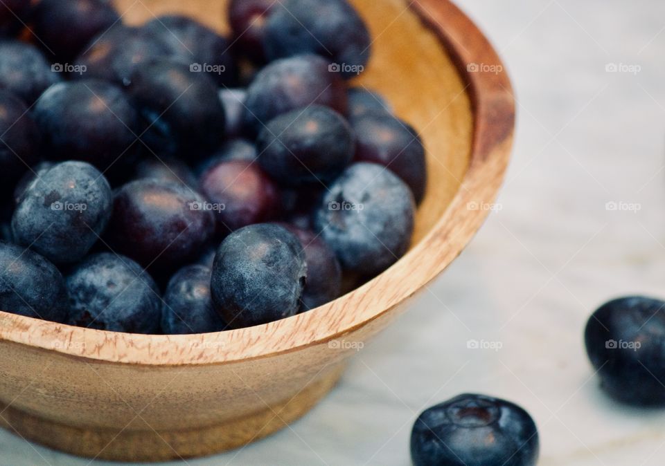 Blueberries from the garden 