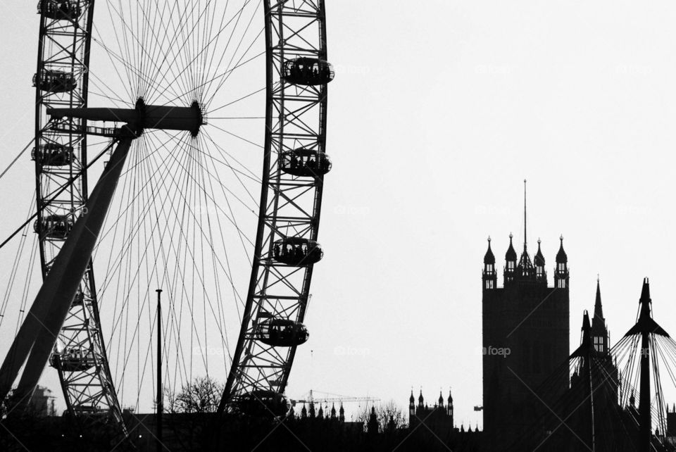 London. London eye