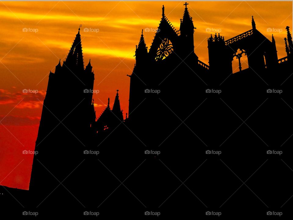 Catedral de León. Contraluz