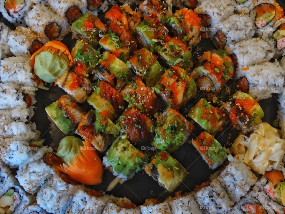 Avocado Sushi Rolls