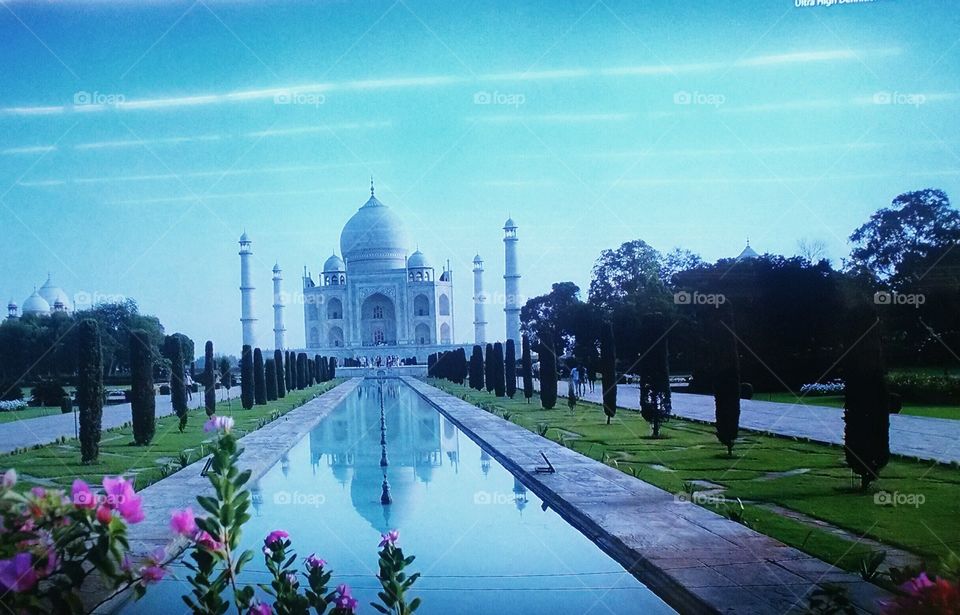 Taj Mahal, India. This is the Taj Mahal in India beautiful scenery