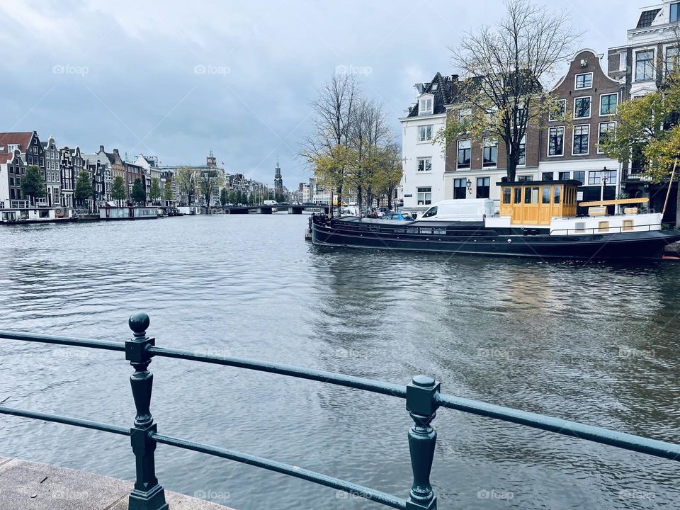 Chilly weather around river