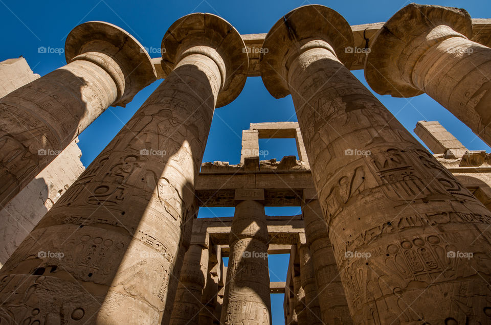 Low angle view of architectural column
