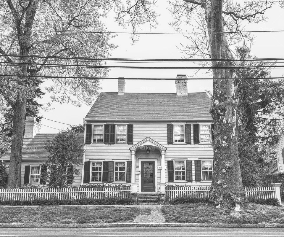 Old house in historic part of town 