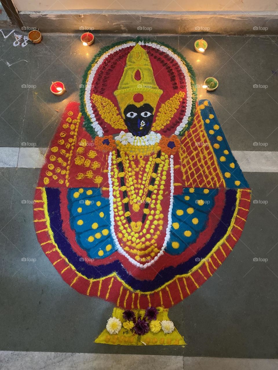 Mahalaxmi Rangoli