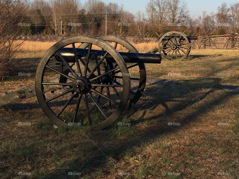 A section of a historic national battlefield. 