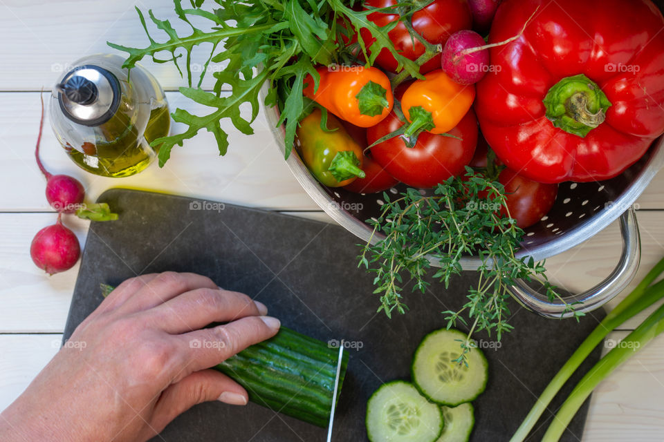 salad preparation