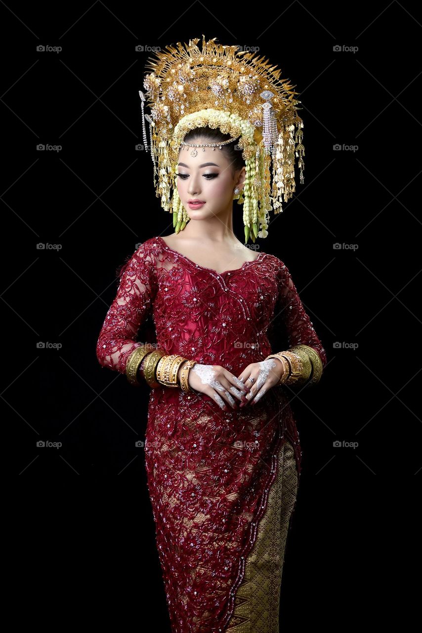 Model bride in Sumatra