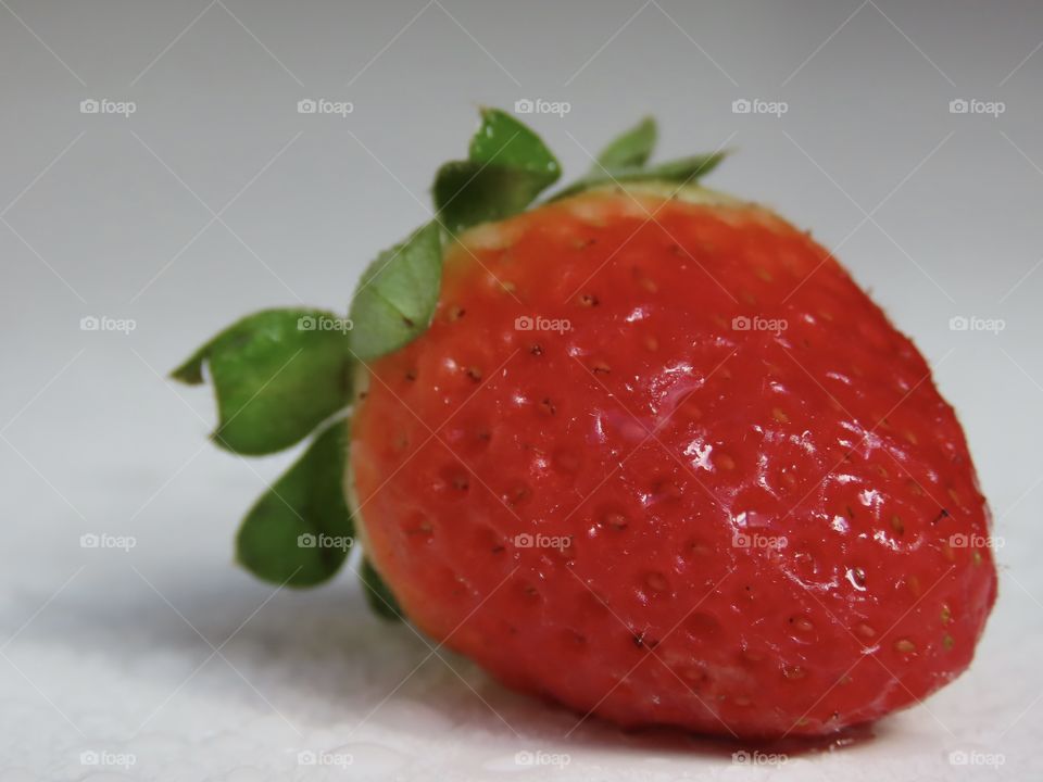 Product shot of strawberry.