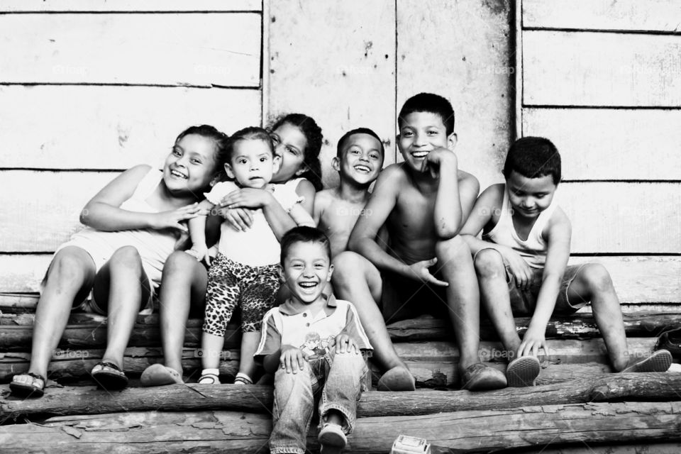 Kids of Nica . These children all live together and are brother, sisters and cousins 