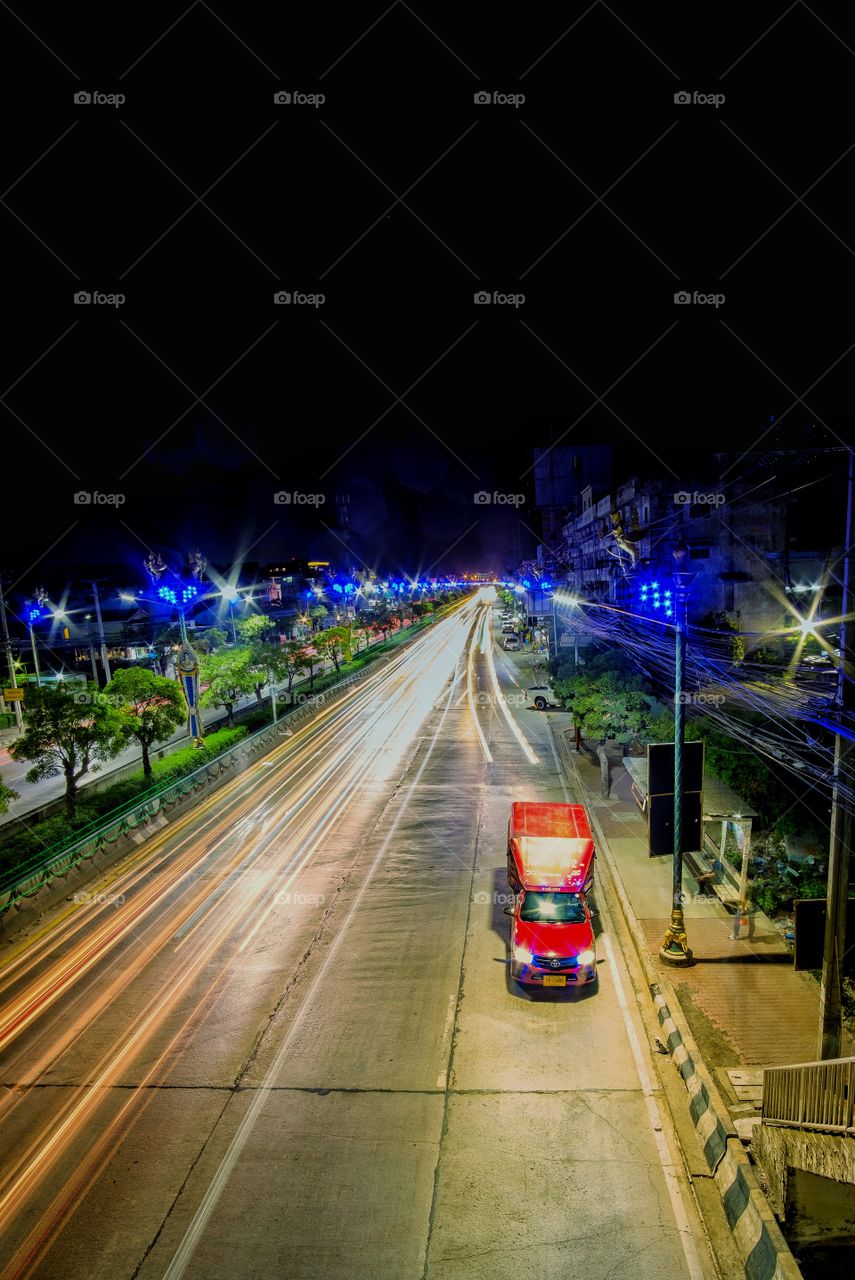 Lonely night in Bangkok
