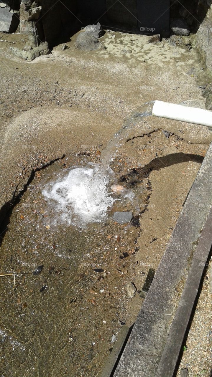 WASSER WASSERFALL SAND