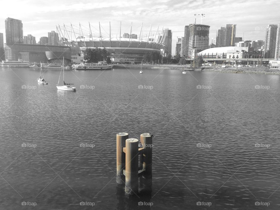 Vancouver Harbour View . Vancouver Harbour View From Science Centre