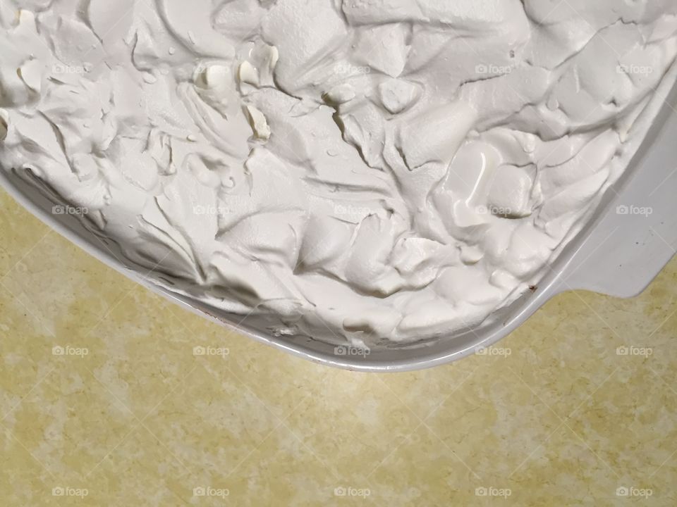 Creamy white potluck dessert 