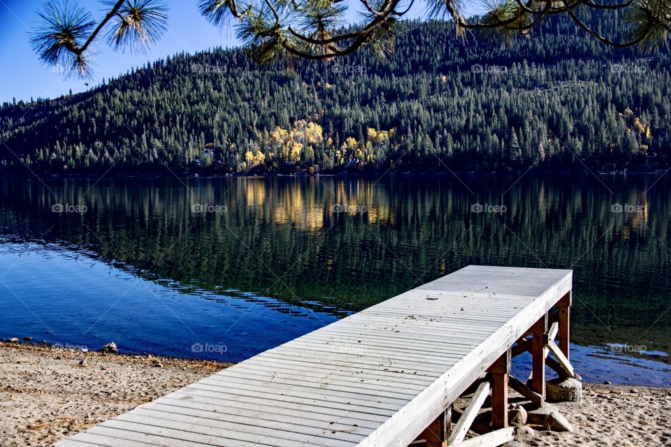 Pier at Donner Lake Fall