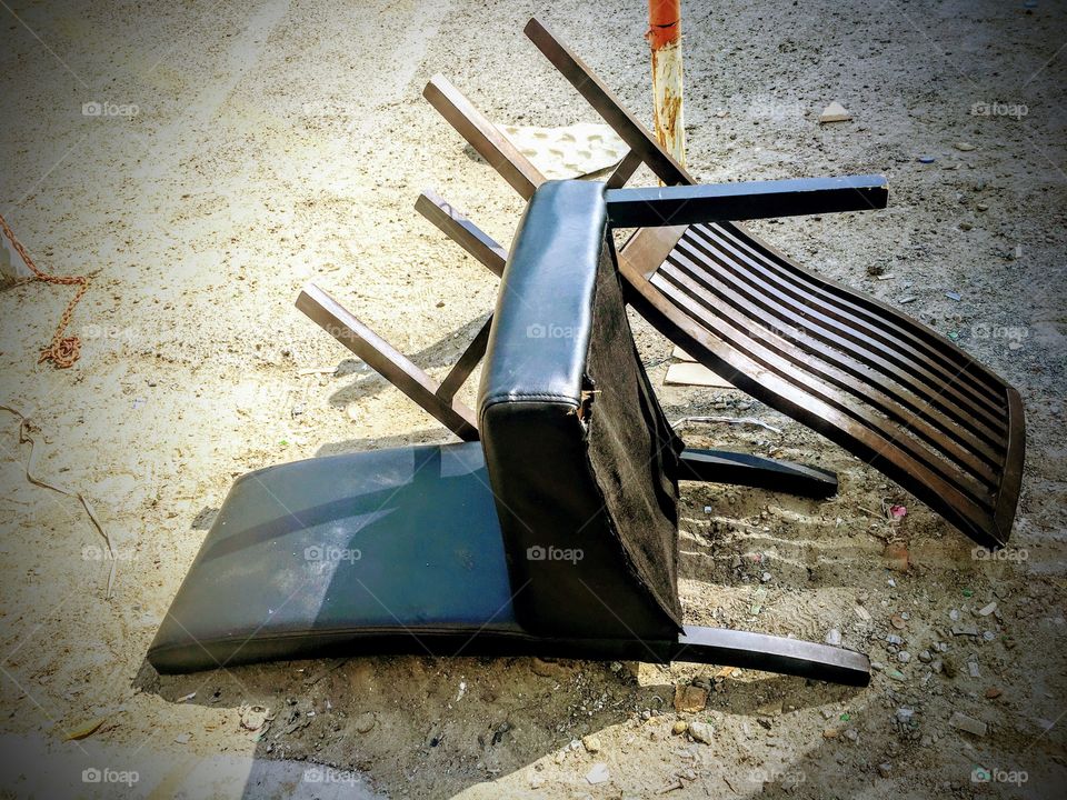 Broken chairs 