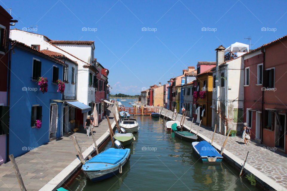 channel in Burano, amazing wow