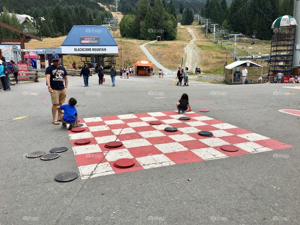 Checkers in the Village